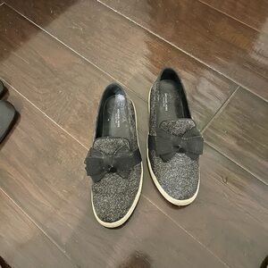 Michael Kors Black Glitter Flats